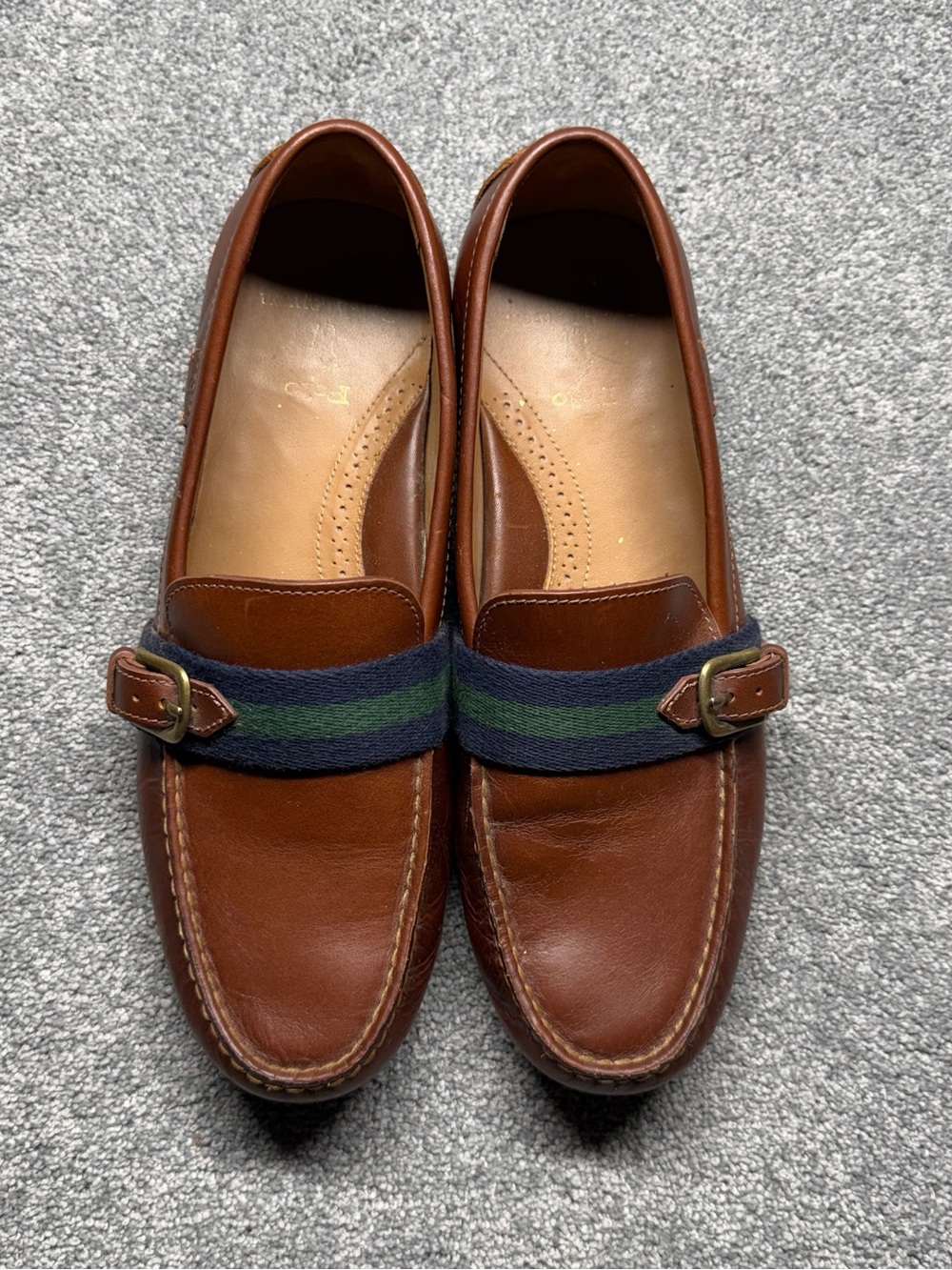 Polo Ralph Lauren Men’s Loafers with blue/green strap